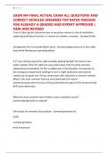 SAEM M4 FINAL ACTUAL EXAM ALL QUESTIONS AND CORRECT DETAILED ANSWERS TOP RATED VERSION FOR ALREADY A GRADED AND EXPERT APPROVED &vert; NEW AND REVISED
