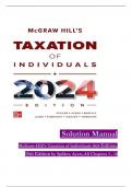 Solution Manual For McGraw Hill-s Taxation of Individuals 2024 15th Edition