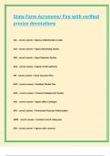 State Farm Acronyms Fire with verified precise denotations 