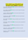D220 Bundled Exam Questions WITH  CORRECT Answers