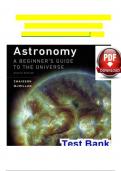 Test Bank for Astronomy a Beginners Guide to the Universe 8th edition