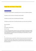Bank Reconciliation Statement