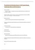 Prosthetics & Orthotics Exam 1 &lpar;327 Latest Study Guide Questions with Answers&rpar;&period;