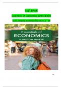 TEST BANK Essentials of Economics 10th edition by N&period; Gregory Mankiw All Chapters 