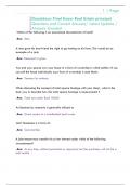 Donaldson Final Exam Real Estate principal  Questions and Correct Answers&sol; Latest Update &sol;  Already Graded
