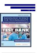 Test bank for radiologic science for technologists 12th edition