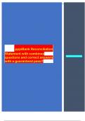 Bank Reconciliation Statement with  combines questions and correct  answers with a guaranteed pass&excl;&excl;