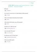 YNC SWE Questions and Correct Answers&sol; Latest  Update &sol; Already Graded