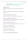 YNC Questions and Correct Answers&sol; Latest Update &sol; Already Graded