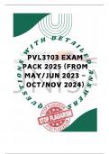 PVL3703 EXAM PACK 2025 - QUESTIONS AND ANSWERS