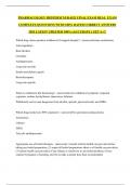 PHARMACOLOGY MIDTERM NUR 6521 FINAL EXAM REAL  EXAM  COMPLETE QUESTIONS WITH 100&percnt; RATED CORRECT ANSWERS 2025 LATEST UPDATED 100&percnt; &lpar;ACCURATE &rpar; GET A&plus;&excl;&excl;