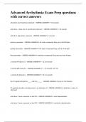 Advanced Arrhythmia Exam Prep questions with correct answers&period;