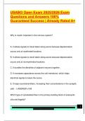 USABO Open Exam 2025&sol;2026 Exam  Questions and Answers 100&percnt;  Guaranteed Success &vert; Already Rated A&plus; 