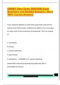 USABO Open Exam 2025&sol;2026 Exam  Questions and Detailed Answers &vert; Get it  100&percnt; Correct Answers 