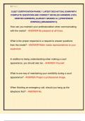CLEET CERTIFICATION PHASE 1 LATEST 2025 ACTUAL EXAM WITH  COMPLETE QUESTIONS AND CORRECT DETAILED ANSWERS &lpar;100&percnt;  VERIFIED ANSWERS&rpar; &vert;ALREADY GRADED A&plus;&vert; &vert;&vert;PROFESSOR  VERIFIED&vert;&vert; &vert;&vert;BRANDNEW&excl;&excl;&excl;&vert;&vert; 