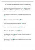PSS-SOF QUESTIONS WITH CORRECT ANSWERS 100&percnt; SOLVED&vert; GUARANTEED SUCCESS 