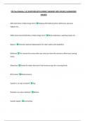 PSS Class Modules 1-6&vert; QUESTIONS WITH CORRECT ANSWERS 100&percnt; SOLVED&vert; GUARANTEED  SUCCESS 