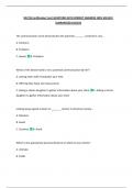 ME PSS Certification Test&vert; QUESTIONS WITH CORRECT ANSWERS 100&percnt; SOLVED&vert;  GUARANTEED SUCCESS 