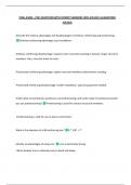 FINAL EXAM &ndash; PSS&vert; QUESTIONS WITH CORRECT ANSWERS 100&percnt; SOLVED&vert; GUARANTEED  SUCCESS 