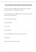 PSS Exam 1 QUESTIONS WITH CORRECT ANSWERS 100&percnt; SOLVED&vert; GUARANTEED SUCCESS 