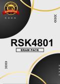 RSK4801 Exam Pack  2026
