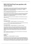 BIDA 630 Final Prep Exam questions with correct answers