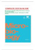 COMPLETE TEST BANK FOR Microbiology by OpenStax &lpar;Official Print Version&comma; hardcover&comma; full color&rpar; First Edition by Nina Parker &lpar;Author&rpar;&comma; Chapter 1-26 Graded A&plus; LATEST UPDATE