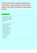 PC 832 Practice Quiz &sol; Newest Comprehensive Study Guide &ndash; Expert Strategies&comma; Review of Key Quizzes&comma; and Practice Questions for Guaranteed Success  