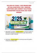 GCU BIO-201 EXAM 1 2025 BRAND NEW  ACTUAL EXAM WITH 100&percnt; VERIFIED  QUESTIONS AND CORRECT SOLUTIONS&vert;  GUARANTEED VALUE PACK&vert; ACE YOUR  GRADES&period;