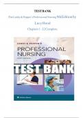 LEDDY PEPPERS PROFESSIONAL NURSING 9TH EDITION HOOD TEST BANK  QUESTIONS WITH CORRECT  DETAILED ANSWERS A&plus; VERIFIED  100&percnt;  PASS 