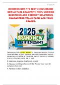 HONDROS NUR 176 TEST 2 2025 BRAND  NEW ACTUAL EXAM WITH 100&percnt; VERIFIED  QUESTIONS AND CORRECT SOLUTIONS&vert;  GUARANTEED VALUE PACK&vert; ACE YOUR  GRADES&period;