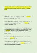 NCTJ COURT REPORTING &lpar;ACTUAL 2025&sol;2026&rpar; EXAM LATEST  QUESTIONS AND VERIFIED ANSWERS GRADED A&plus; BRAND  NEW&excl;
