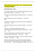 ISYE 6402 Final Exam Part 1 &2 - Questions With Verified Solutions