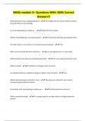 NHSA module 3&ndash; Questions With 100&percnt; Correct Answers