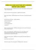 PHRM 2101 EXAM QUESTIONS WITH ANSWERS VERIFIED 100&percnt; CORRECT
