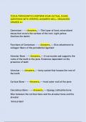 TCDHA PERIODONTICS MIDTERM EXAM &lpar;ACTUAL EXAM&rpar;  QUESTIONS WITH VERIFIED ANSWERS WELL ORGANIZED  GRADED A
