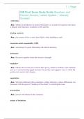 LEB Final Exam Study Guide Questions and  Correct Answers&sol; Latest Update &sol; Already  Graded