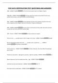 FIVE GUYS CERTIFICATION TEST QUESTIONS AND ANSWERS