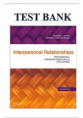 TEST BANK INTERPERSONAL RELATIONSHIPS PROFESSIONAL COMMUNICATION SKILLS FOR NURSES 6TH EDITION BY ELIZABETH C&period; ARNOLD PHD RN PMHCNS-BC &lpar;AUTHOR&rpar;&comma; KATHLEEN UNDERMAN BOGGS PHD FNP-CS &lpar;AUTHOR&rpar;&vert;COMPLETE STUDY SOLUTION&vert;GRADE A&plus;&period;