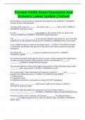 Frontier FARS Exam Questions And Answers Latest Update &vert; Solved