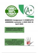 MNM2604 Assignment 3 &lpar;COMPLETE ANSWERS&rpar; semester 1 2025 DUE 30 April 2025&semi; 100&percnt; correct solutions and explanations&period;