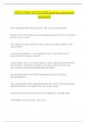 CSFA PRACTICE EXAM