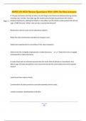 NURS 310 HESI Review Questions With 100&percnt; Verified Answers