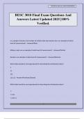 BESC 3010 Final Exam Questions And Answers Latest Updated 2025 &vert;100&percnt; Verified&period;