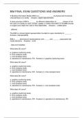 BIM FINAL EXAM QUESTIONS AND ANSWERS