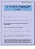 BFIN 300 Midterm Exam Questions And Answers Latest Updated 2025 &vert;100&percnt; Verified&period;