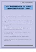 BFIN 300 Exam Questions And Answers Latest Updated 2025 &vert;100&percnt; Verified&period;
