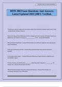 BFIN 300 Exam Questions And Answers Latest Updated 2025 &vert;100&percnt; Verified