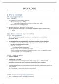 samenvatting sociologie