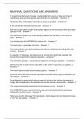BIM FINAL QUESTIONS AND ANSWERS